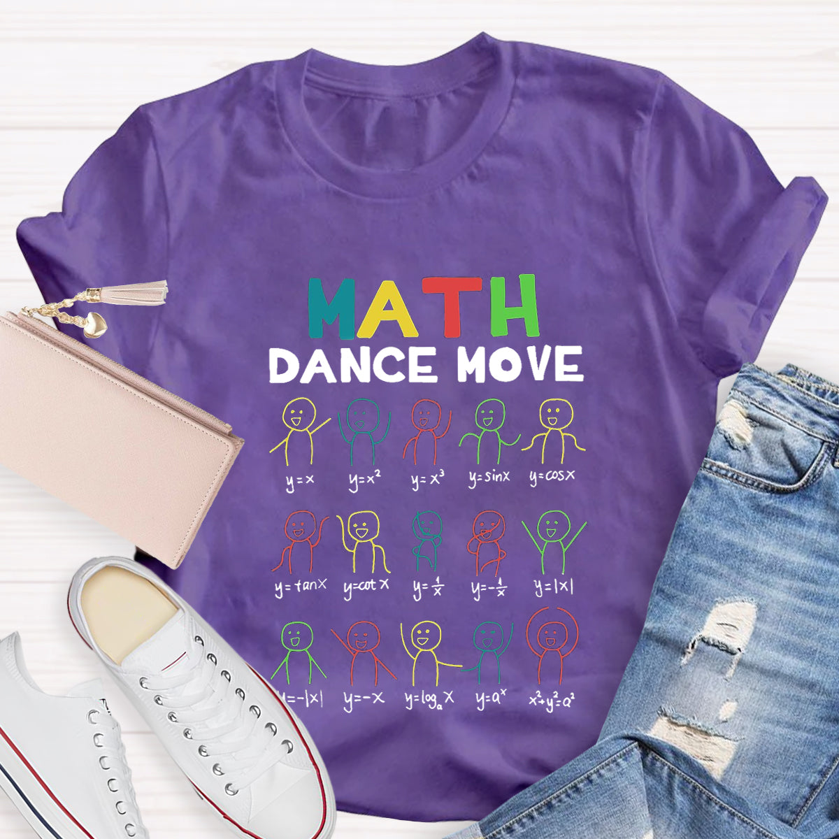 Math Dance Move Teacher T-Shirt