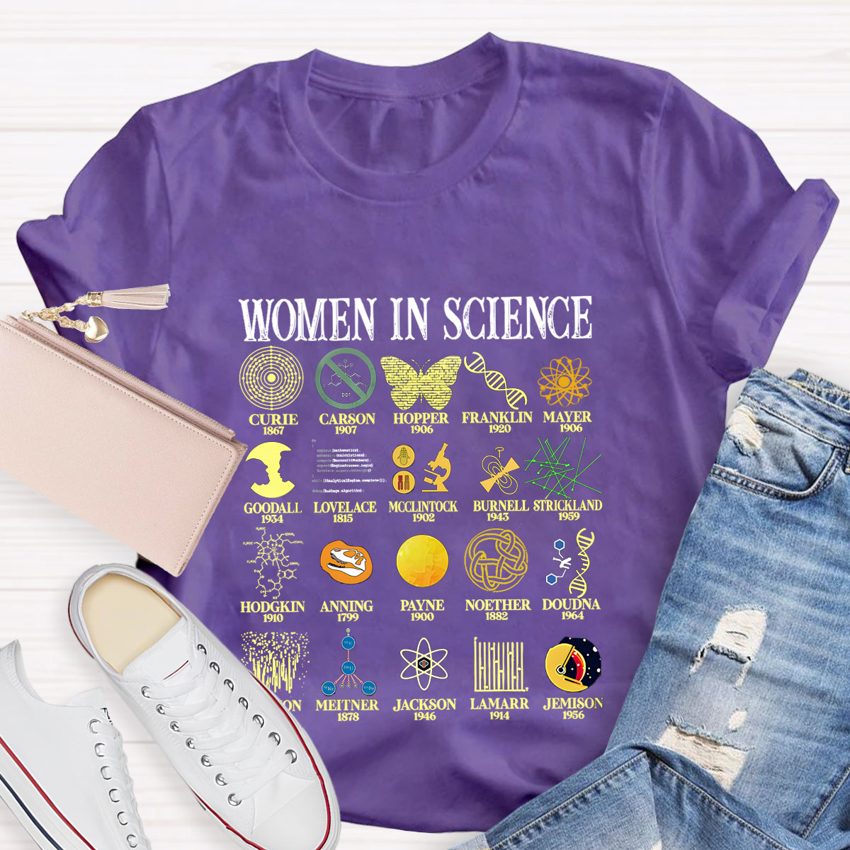 Women In Science Teacher T-Shirt