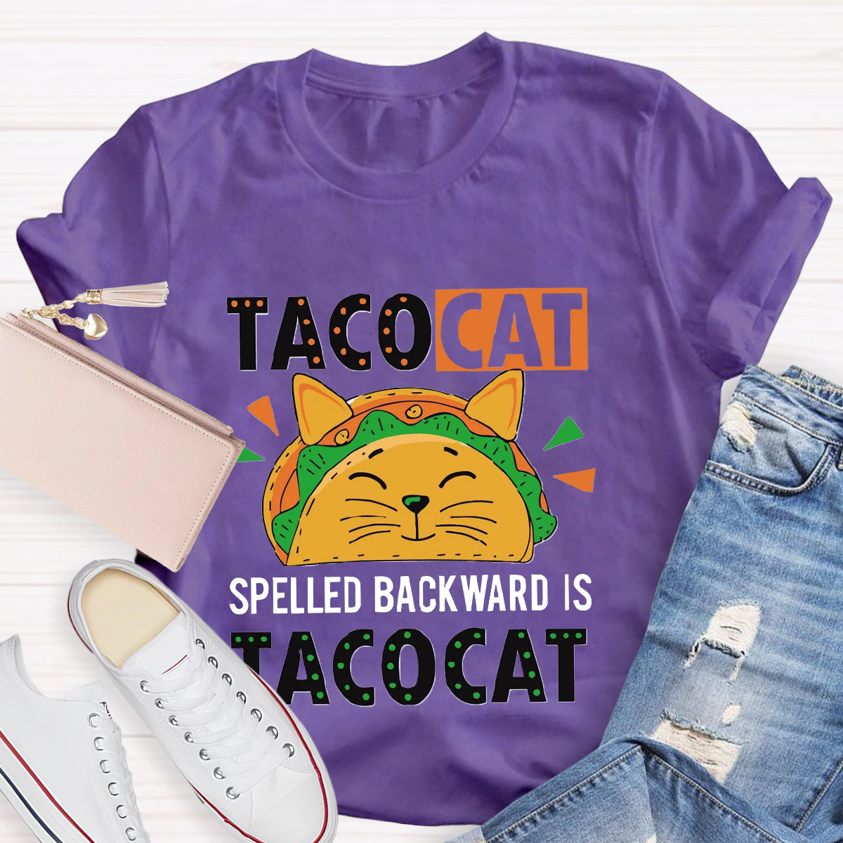 Tacocat Spelled Backward Is Tacocat T-Shirt