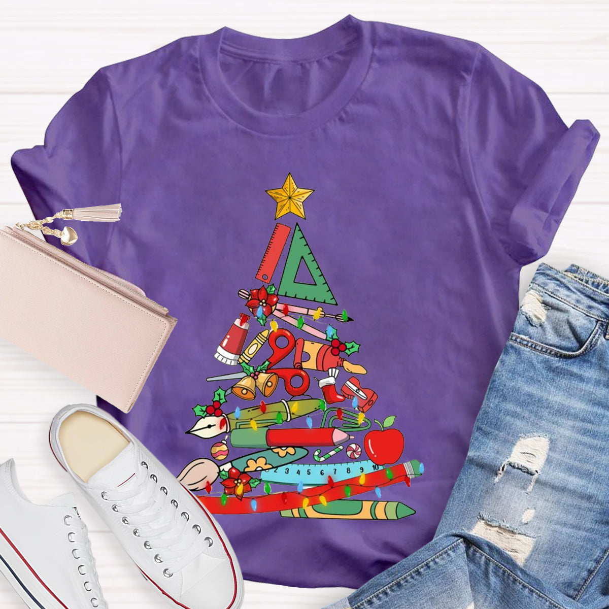 Teaching Aids Christmas Tree T-Shirt