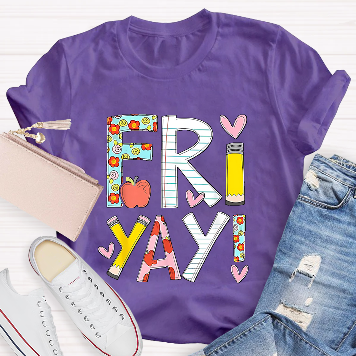 Fri Yay Teacher T-Shirt