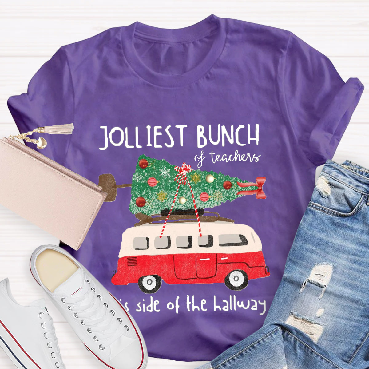 Jolliest Bunch Of Teachers This Side Of The Hallway  T-Shirt