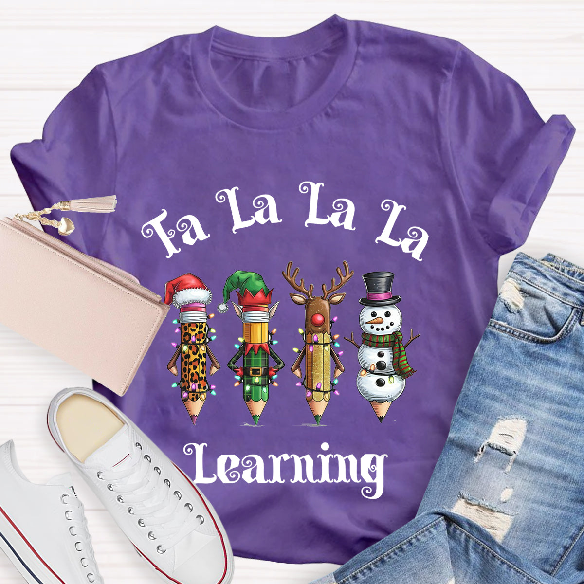 Christmas Pencil Learning T-Shirt