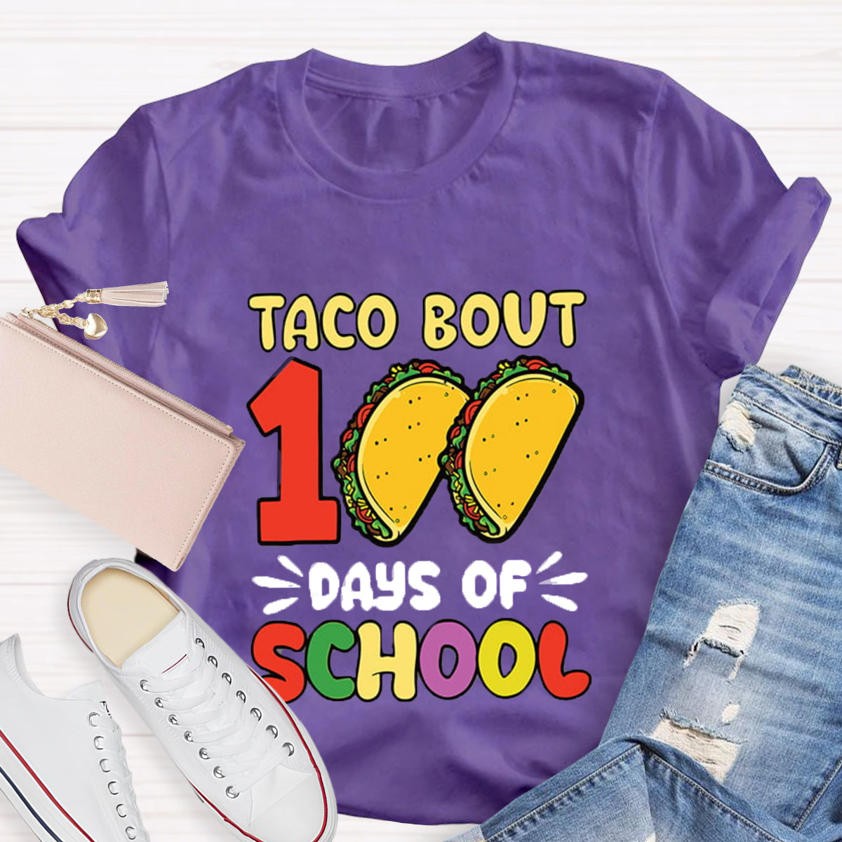 Taco Bout 100 Days Of School T-Shirt