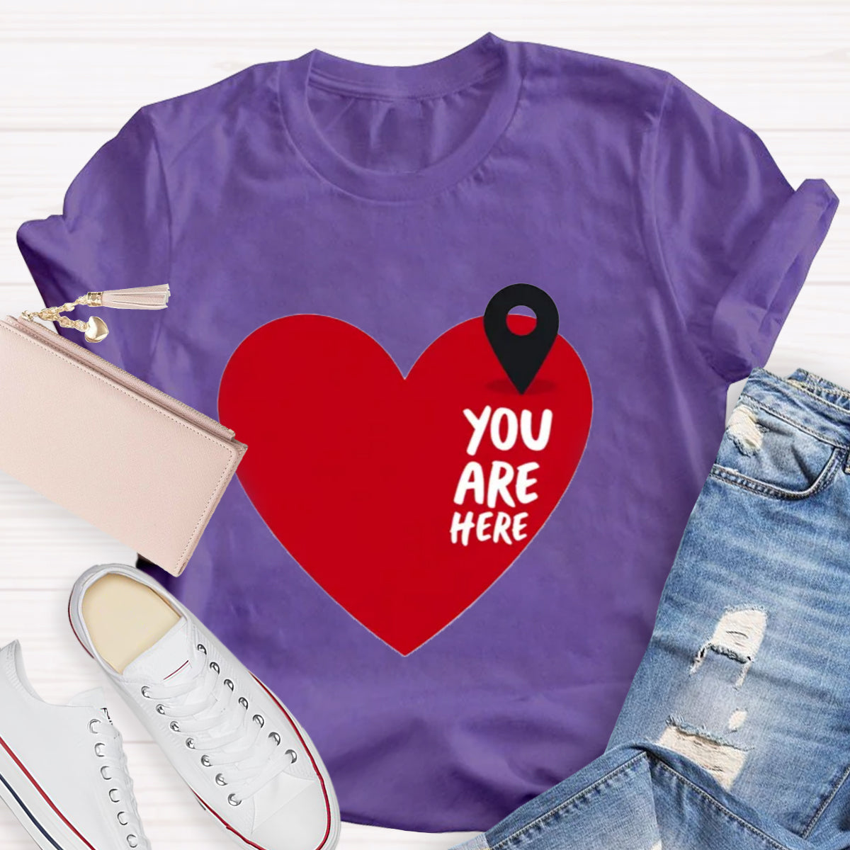 You Are Here In My Heart T-Shirt