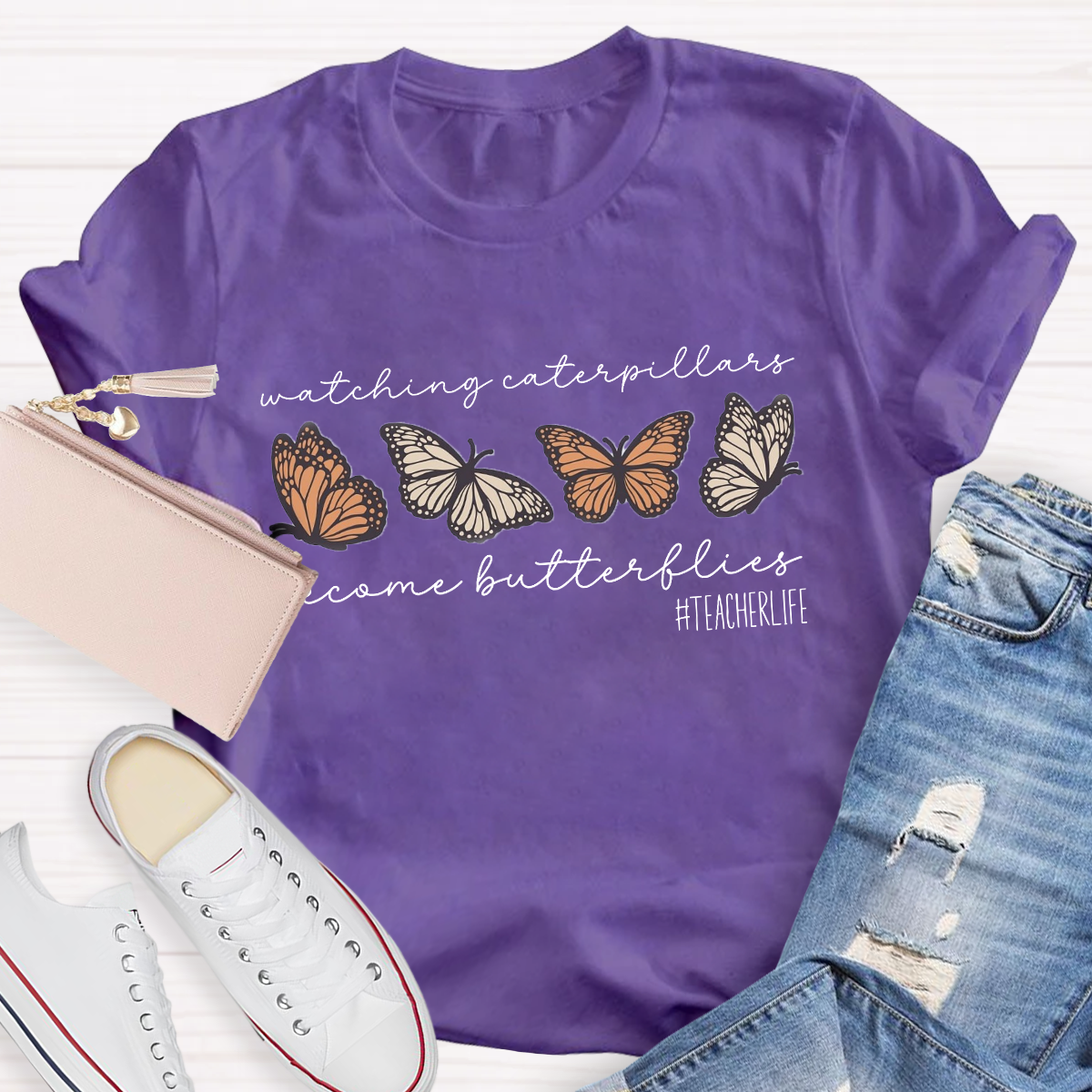 Watching Caterpillars Become Butterflies T-Shirt