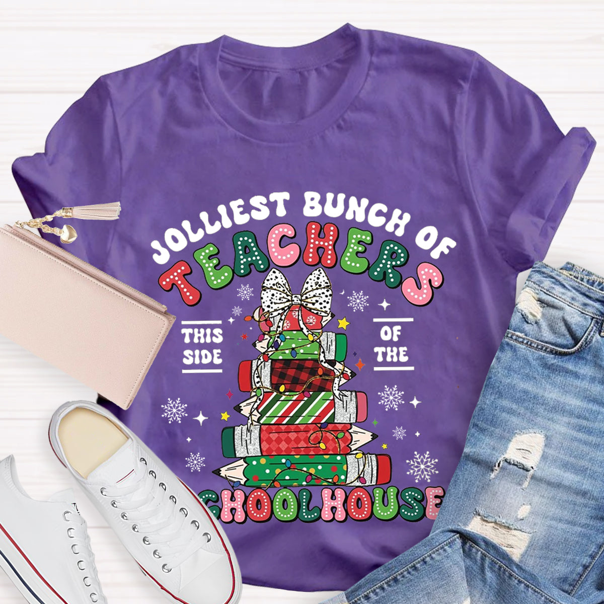 Jolliest Bunch of Teachers Teacher T-Shirt