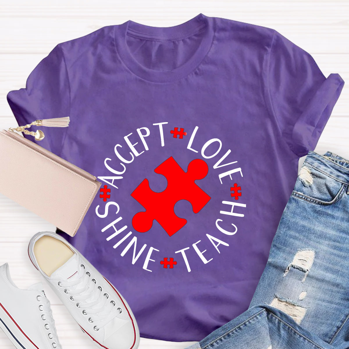 Accept Love Teach Shine T-Shirt