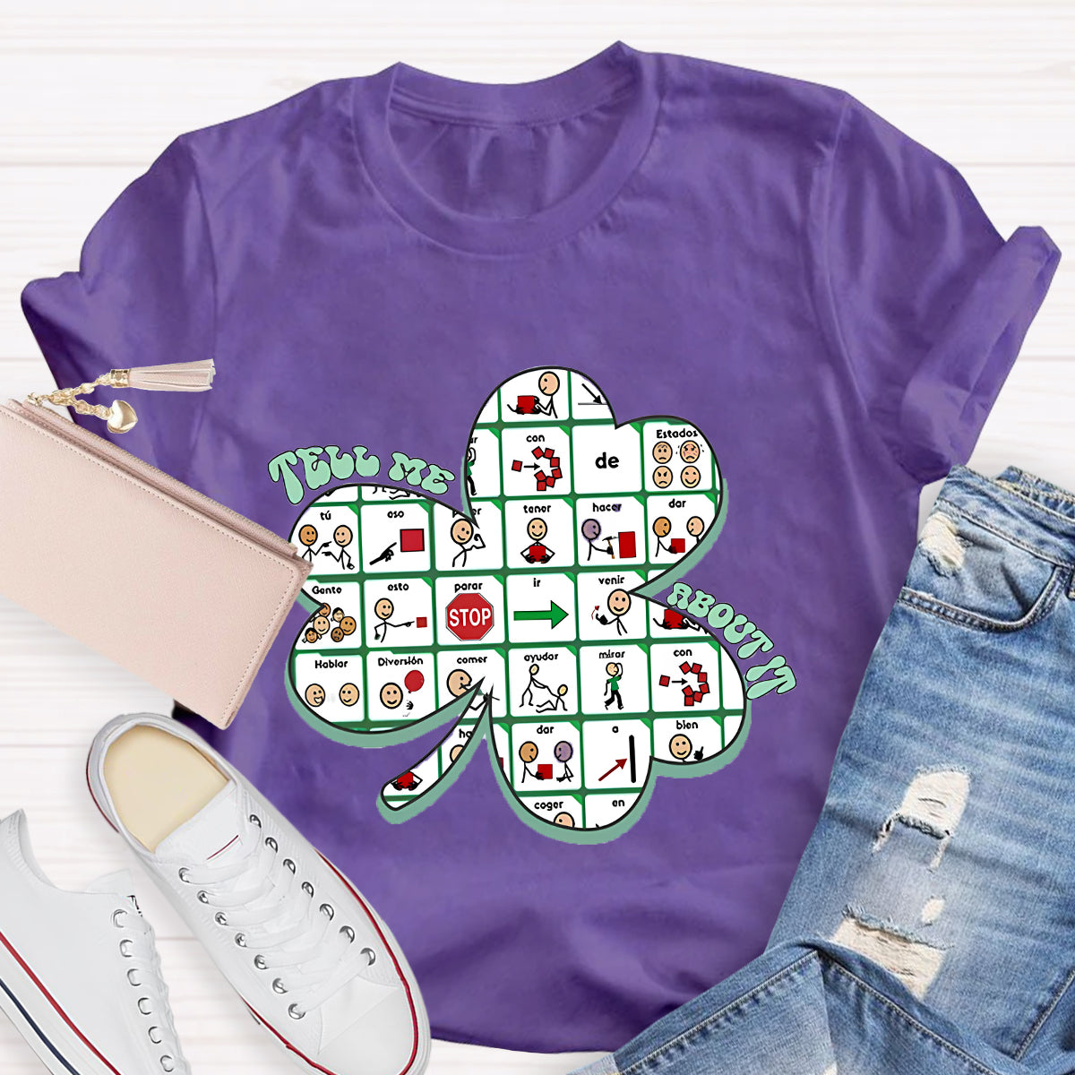 Tell Me About It Shamrock T-Shirt