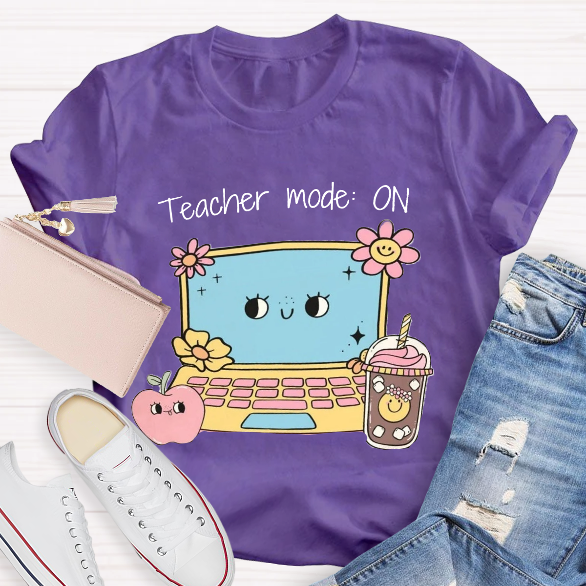 Teacher Mode On Computer Coffee T-Shirt