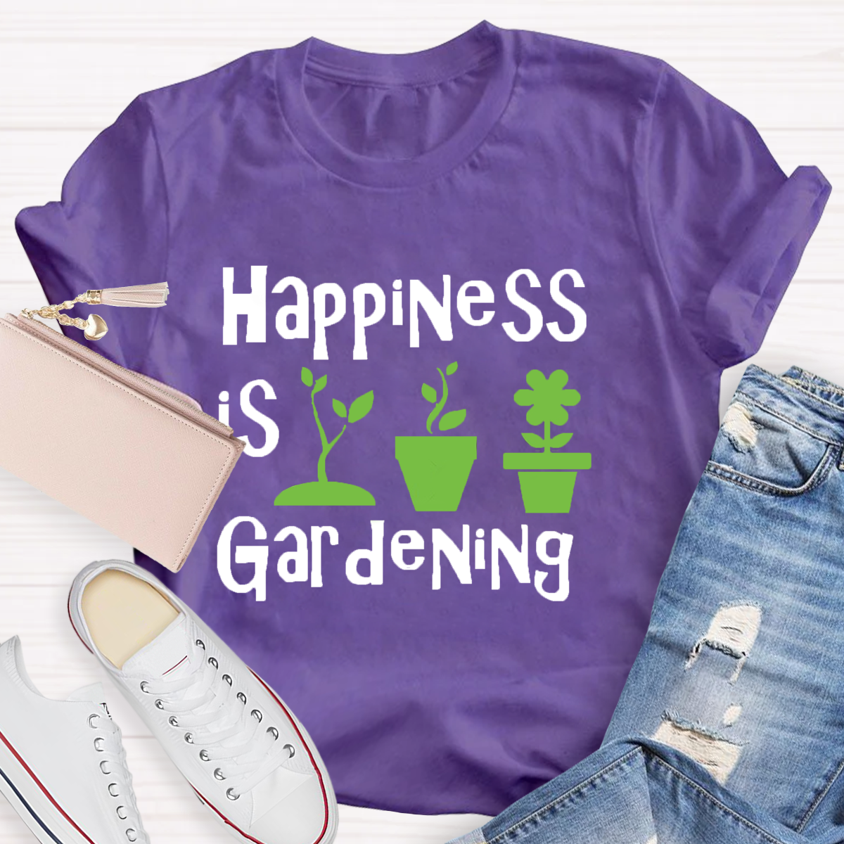 Happiness Is Gardening T-Shirt