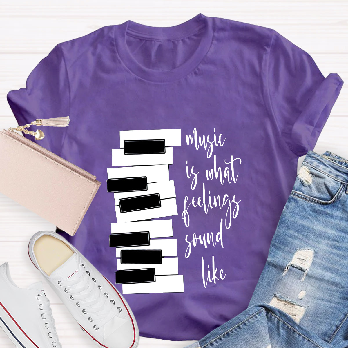 Music Is What Feelings Sound Like T-Shirt