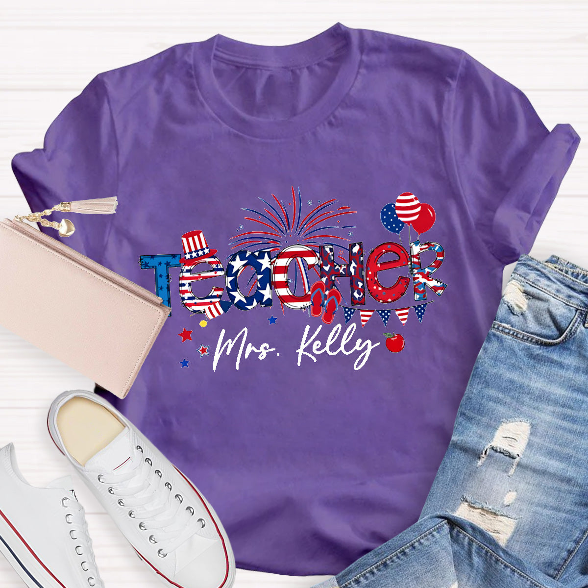 Personalized Name 4th Of July America History T-Shirt