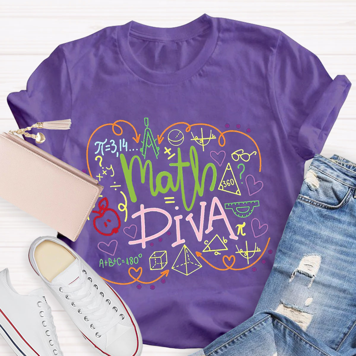 Math Diva Mathematical Symbol T-Shirt