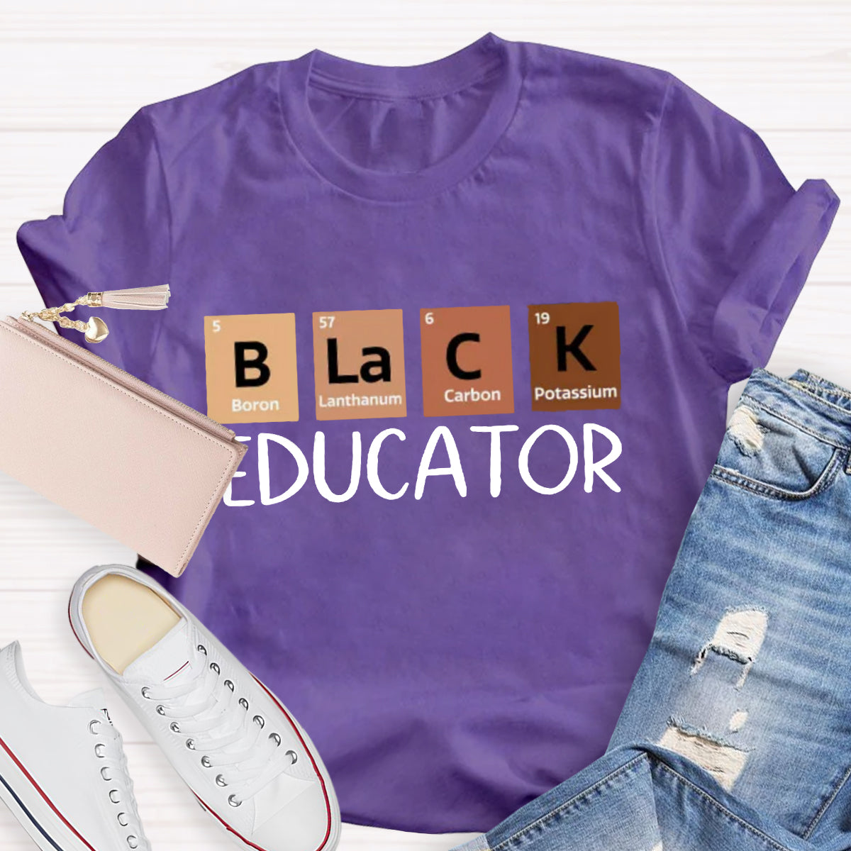 Black Educator Teacher T-Shirt