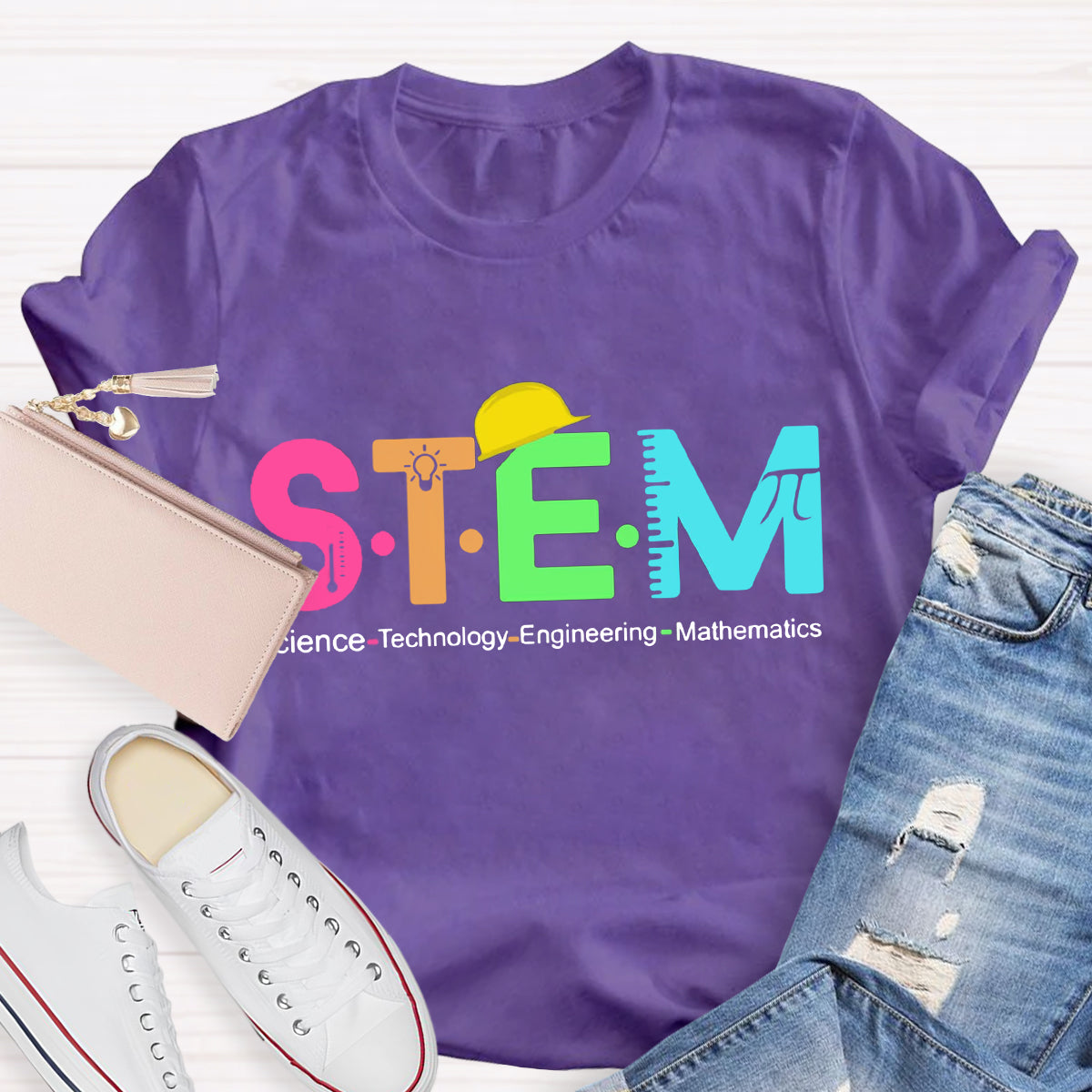 Science Technology Engineering Mathematics Teacher T-Shirt