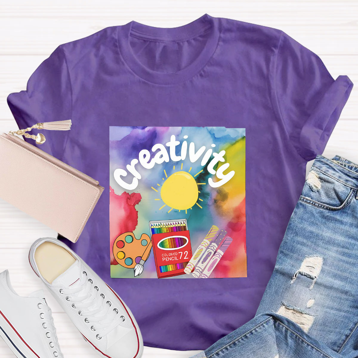 Be Creativity Art Teacher T-Shirt