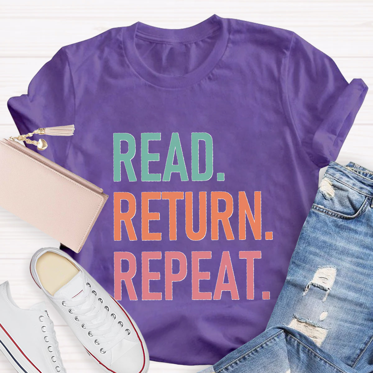 Read Return Repeat Library Book T-Shirt