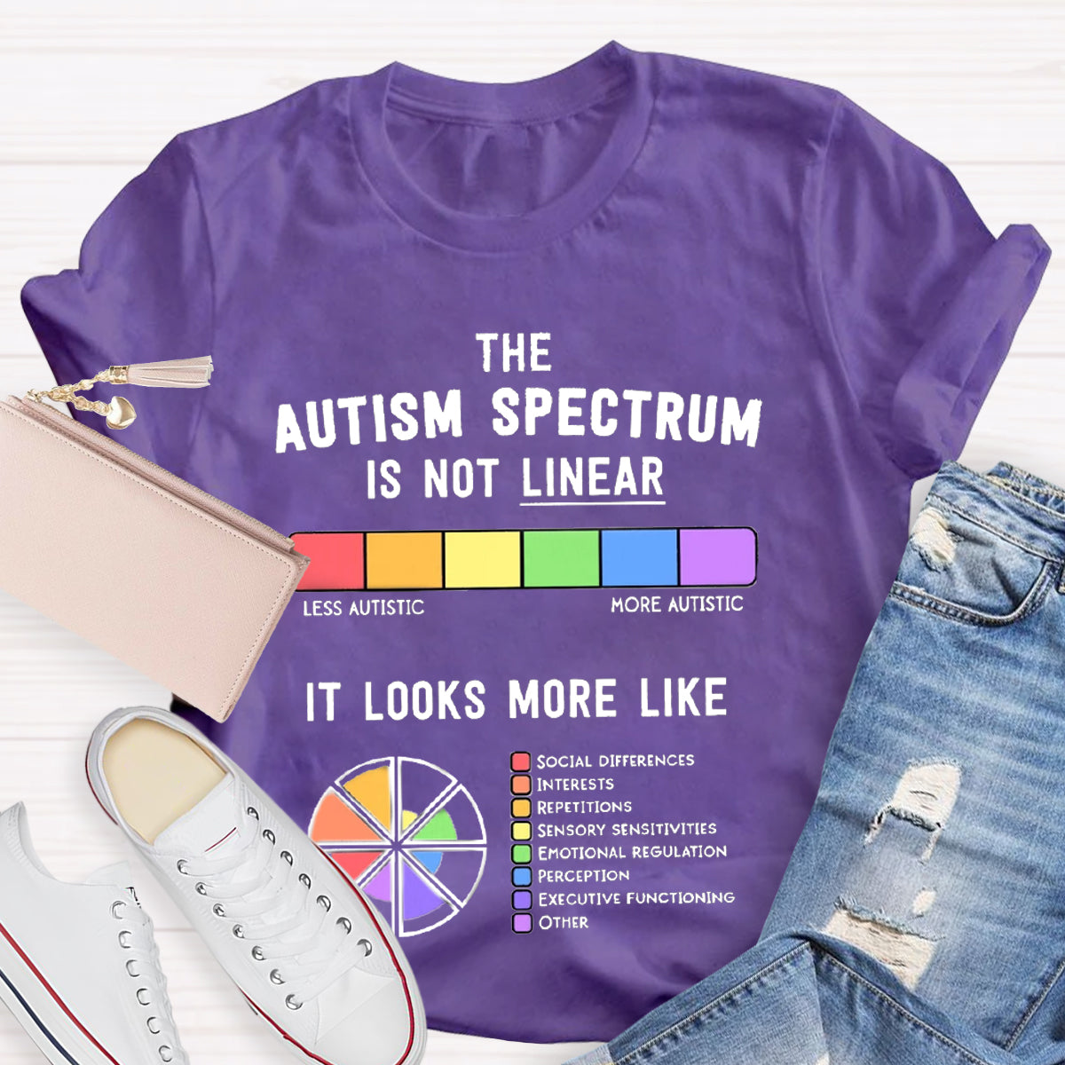 Autism Is A Spectrum Autism Awareness T-Shirt