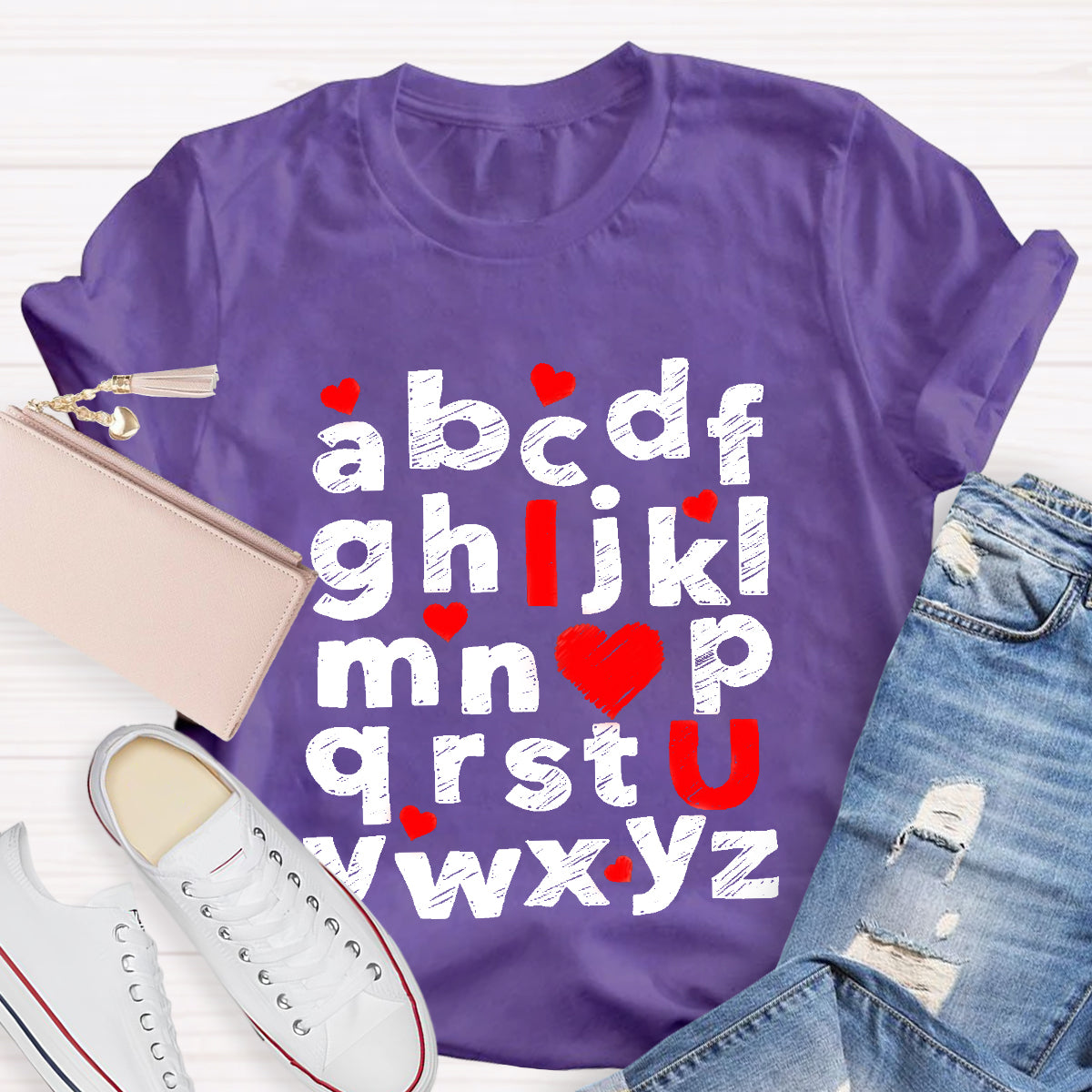 I Love You Alphabet T-Shirt