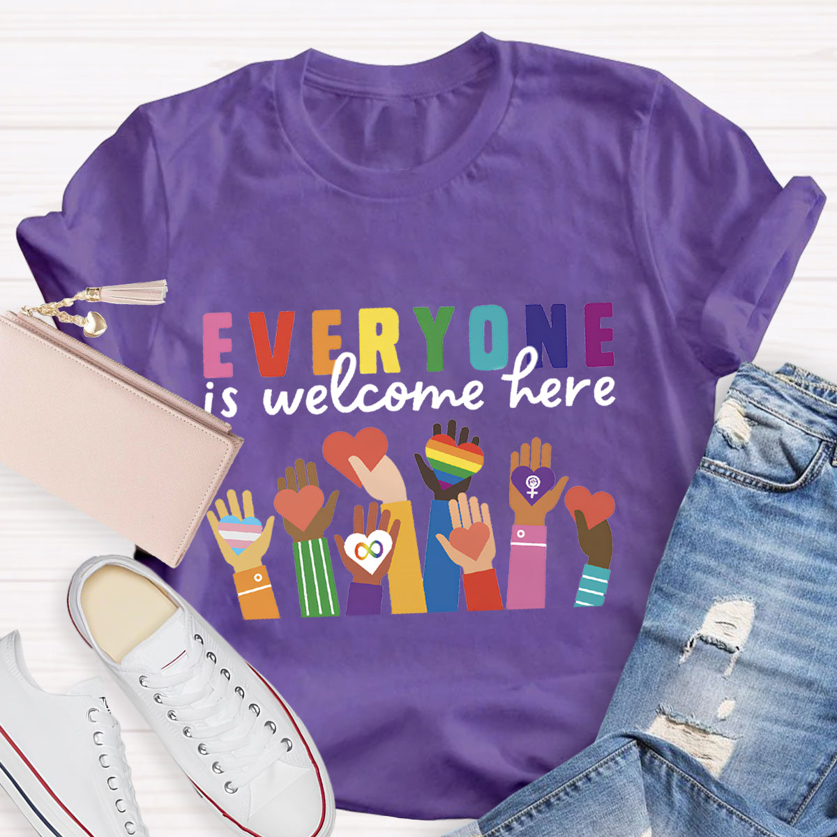 Everyone Is Welcome Here T-Shirt