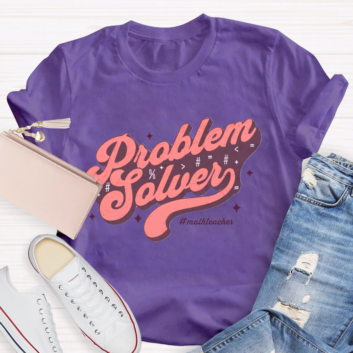 Problem Solver Math Teacher T-Shirt