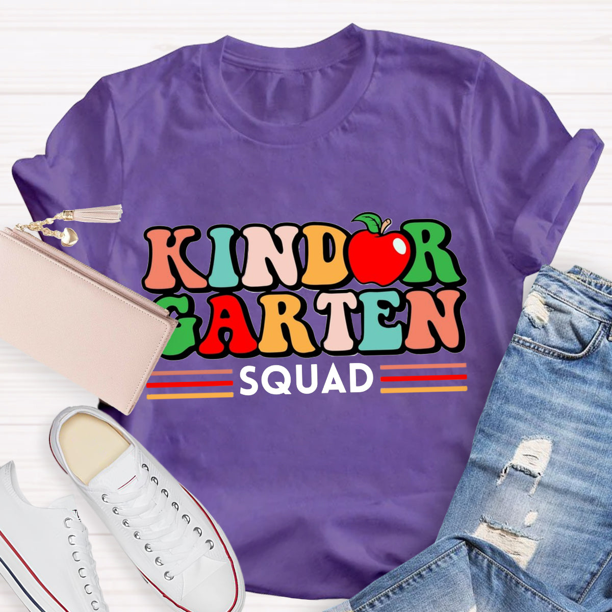 Personalized Grade Teacher Squad  T-Shirt