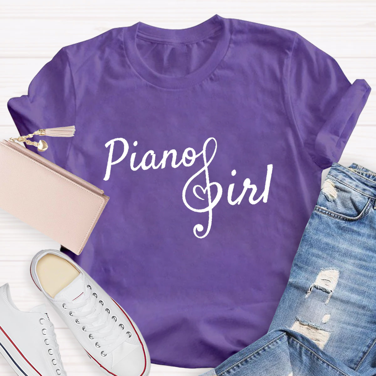 Piano Girl Teacher T-Shirt