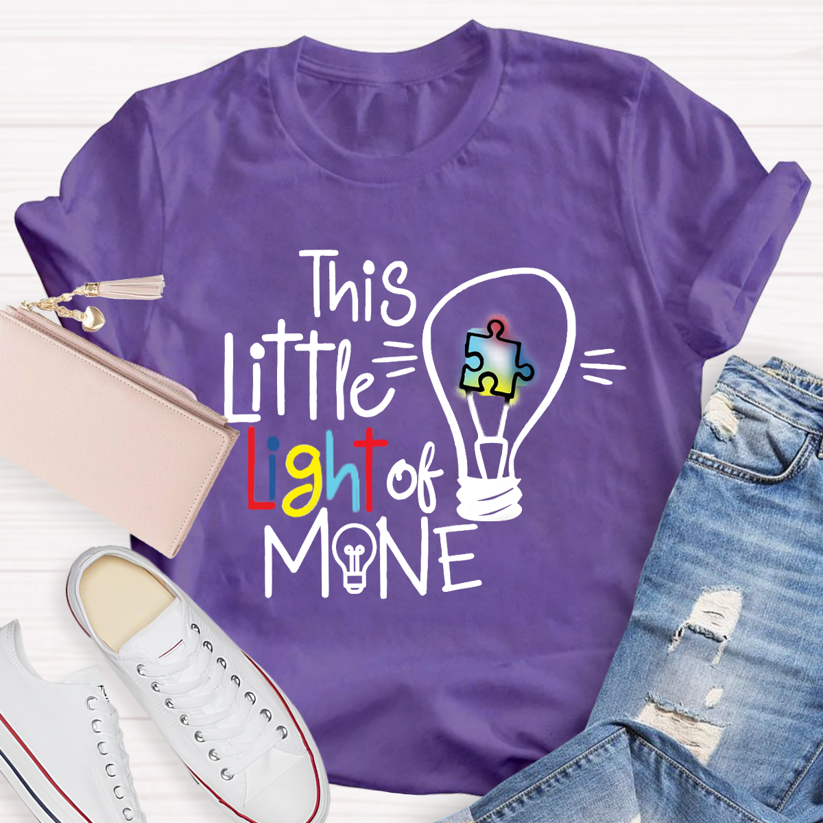 This Little Light Of Mine Autism T-shirt