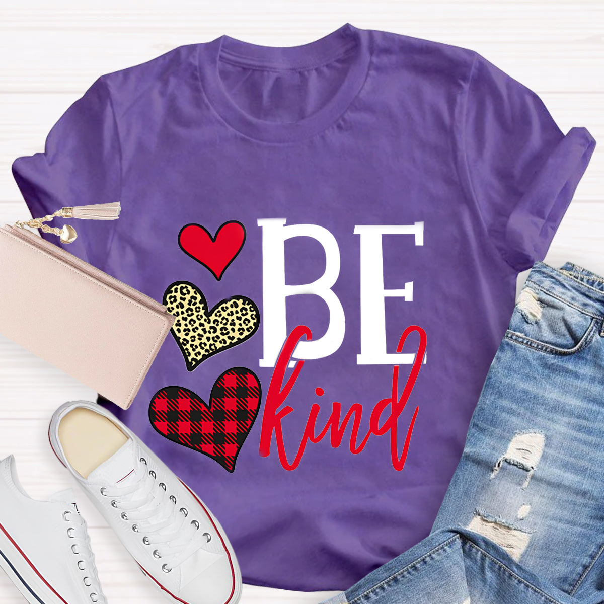 Red Heart Be Kind T-Shirt