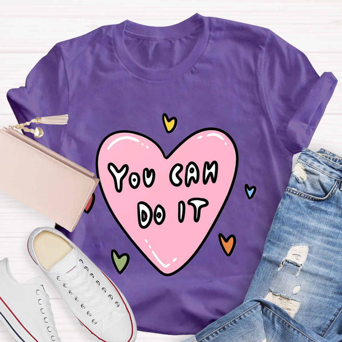 You Can Do It Motivational Language T-Shirt