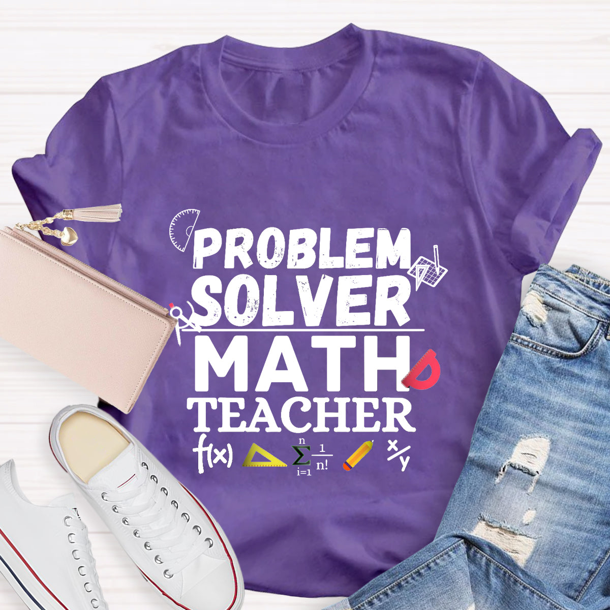 Problem Solver Math Teacher T-Shirt