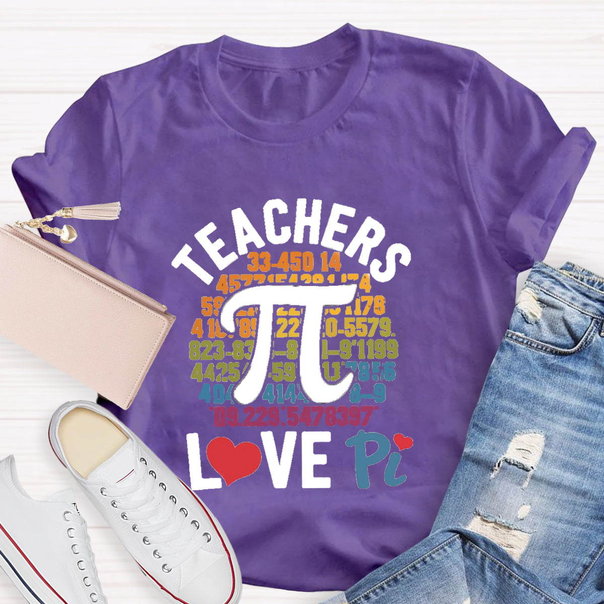 Teachers Love Pi Day T-Shirt