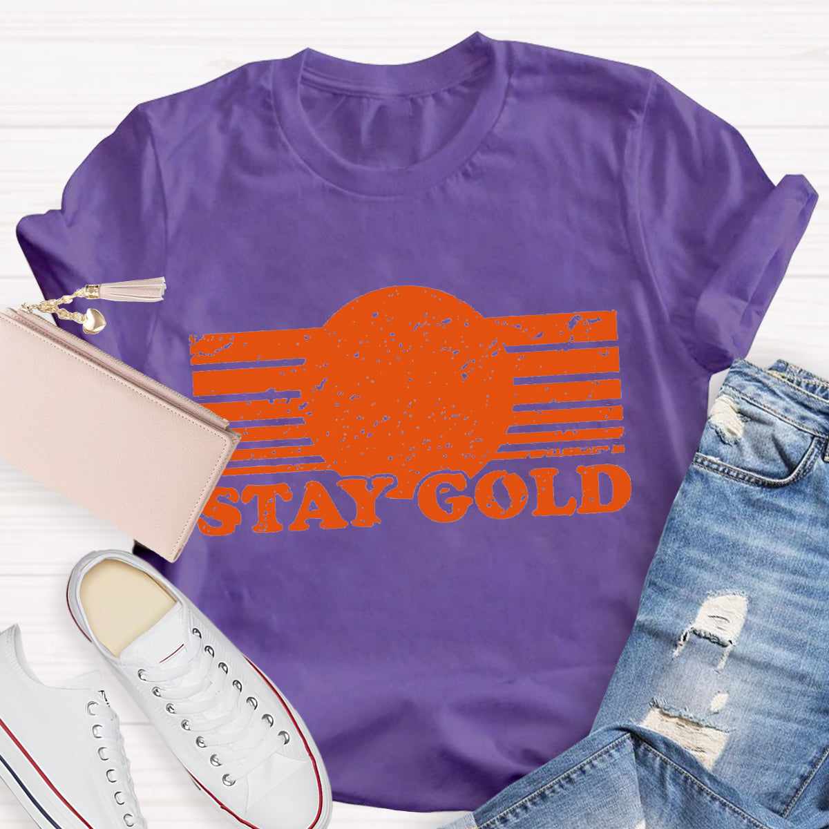 Stay Gold Teacher T-Shirt