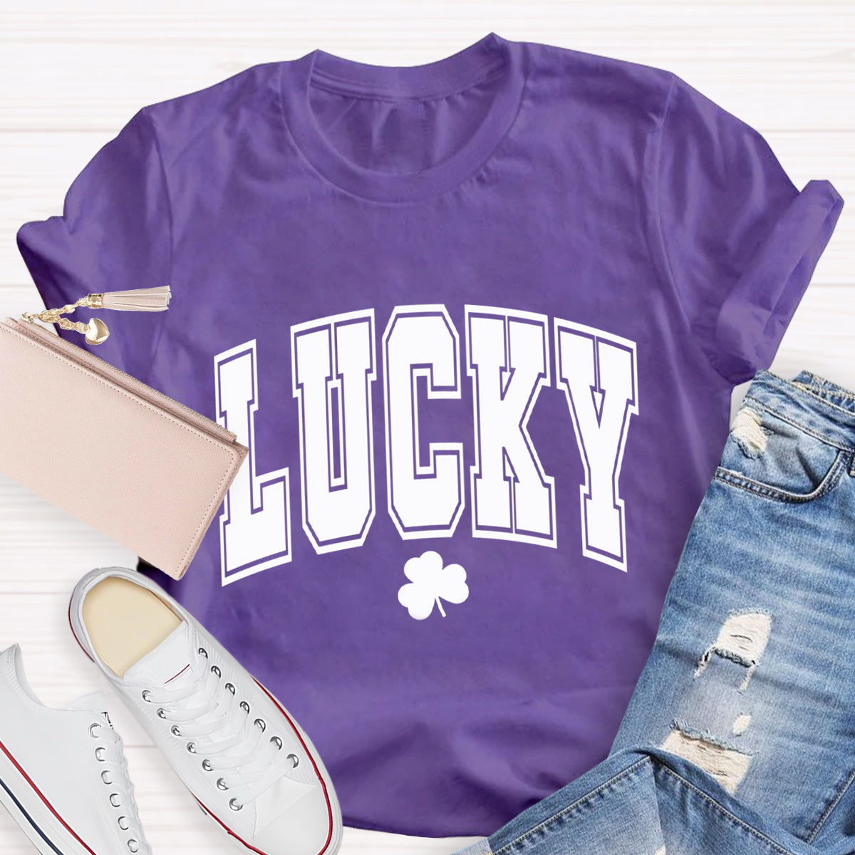 St Patrick's Day Lucky Shamrock T-Shirt