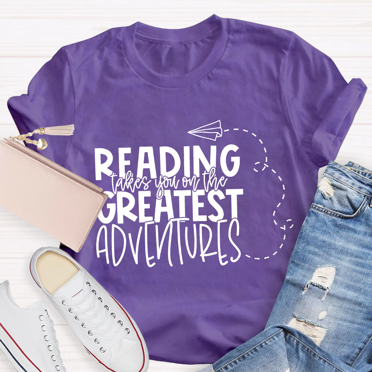 Reading Takes You On The Greatest Adventures T-Shirt