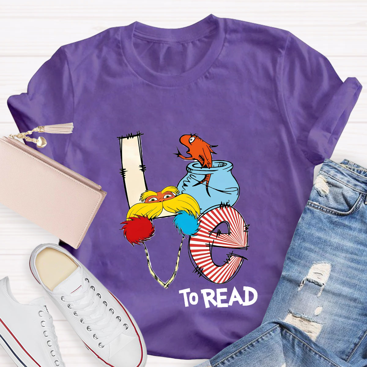 Love To Read Teacher T-Shirt