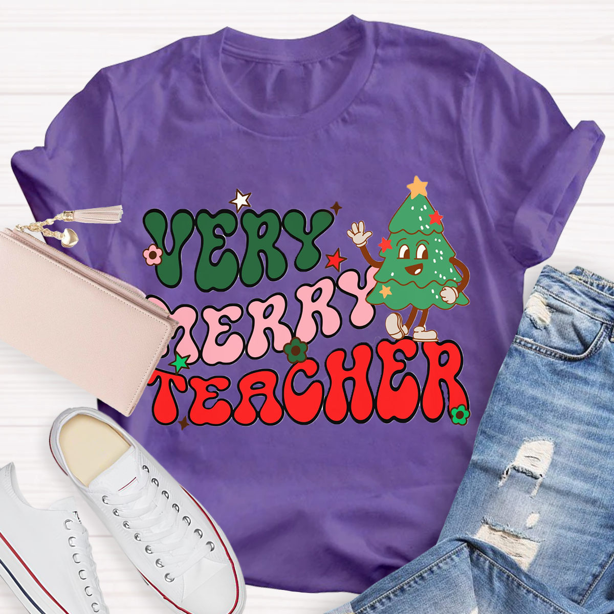 Very Merry Teacher T-Shirt