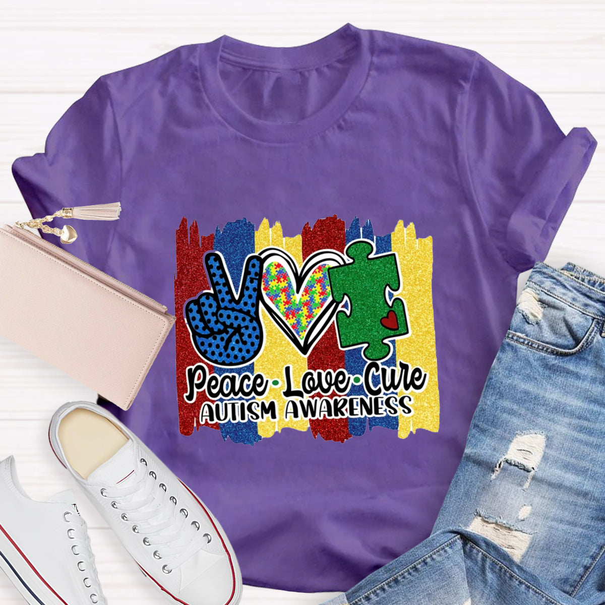 Peace Love Cure T-Shirt