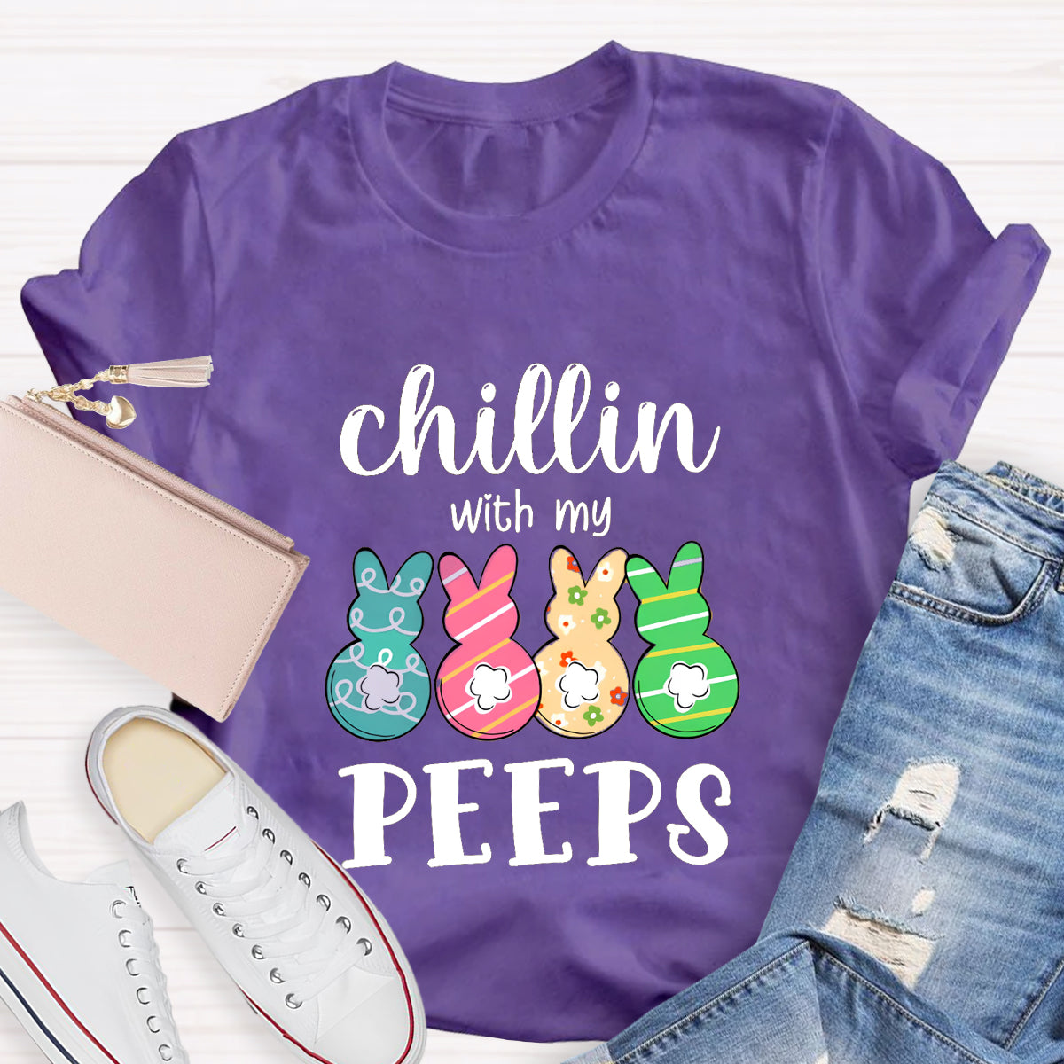 Chilling With My Cute Peeps T-Shirt