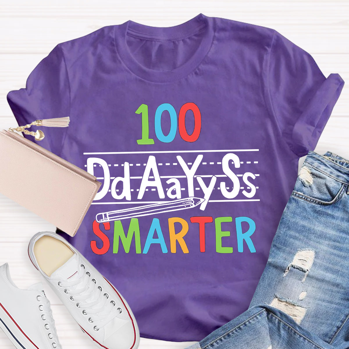 100 Days Smarter Teacher T-Shirt