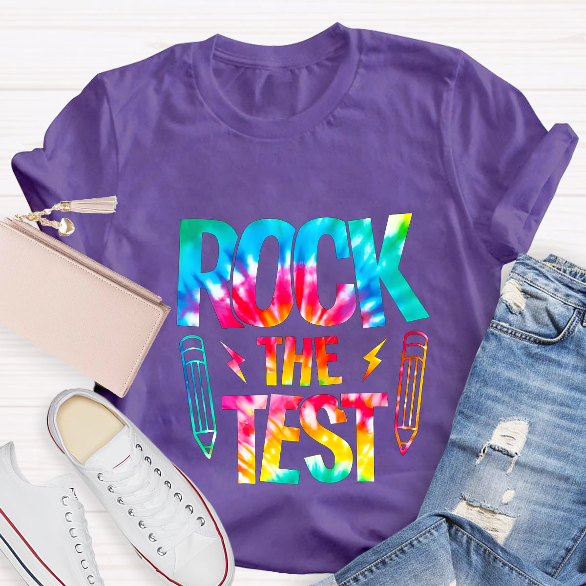 Rock The Test Teacher T-Shirt