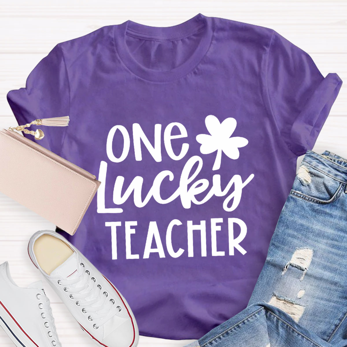 One Lucky Teacher T-Shirt