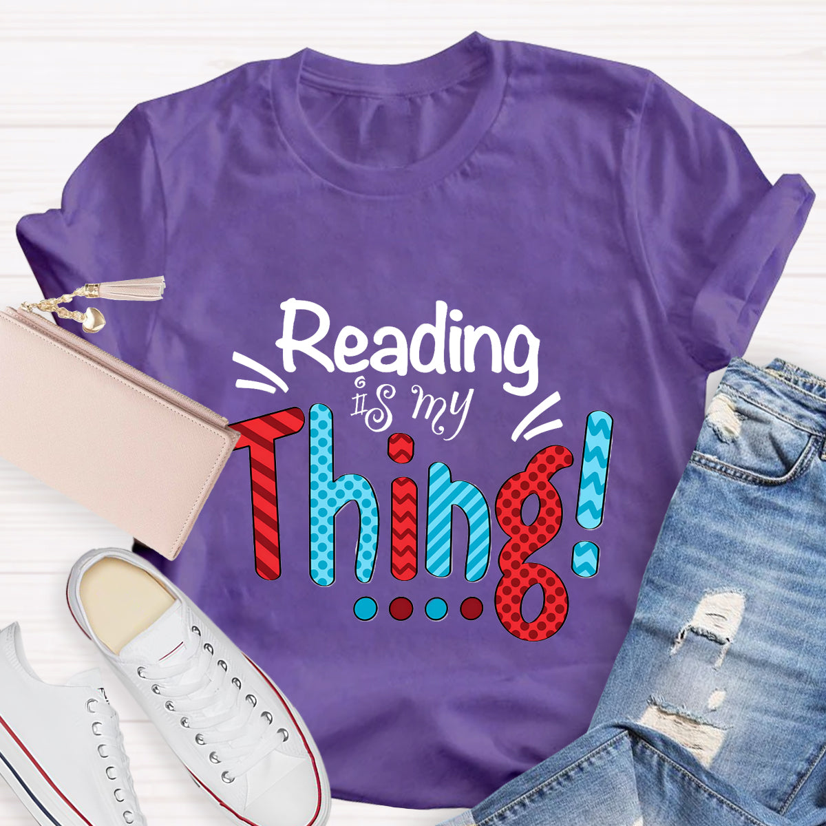 Reading Is My Thing Teacher T-Shirt