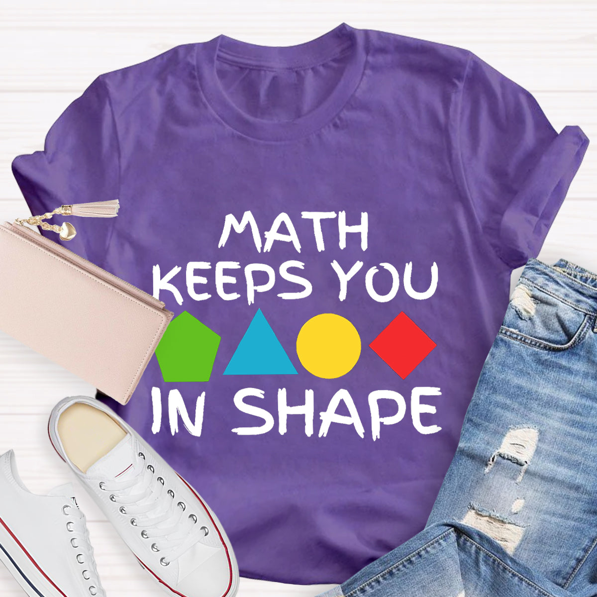 Math Keeps You In Shape T-Shirt