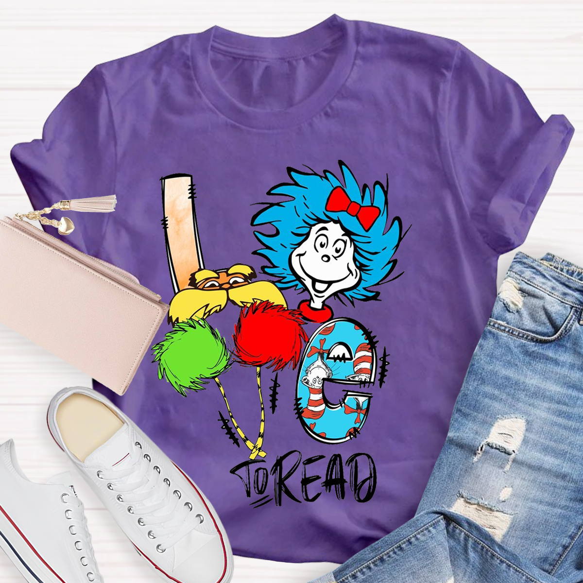 Love To Read Funny Teacher T-Shirt