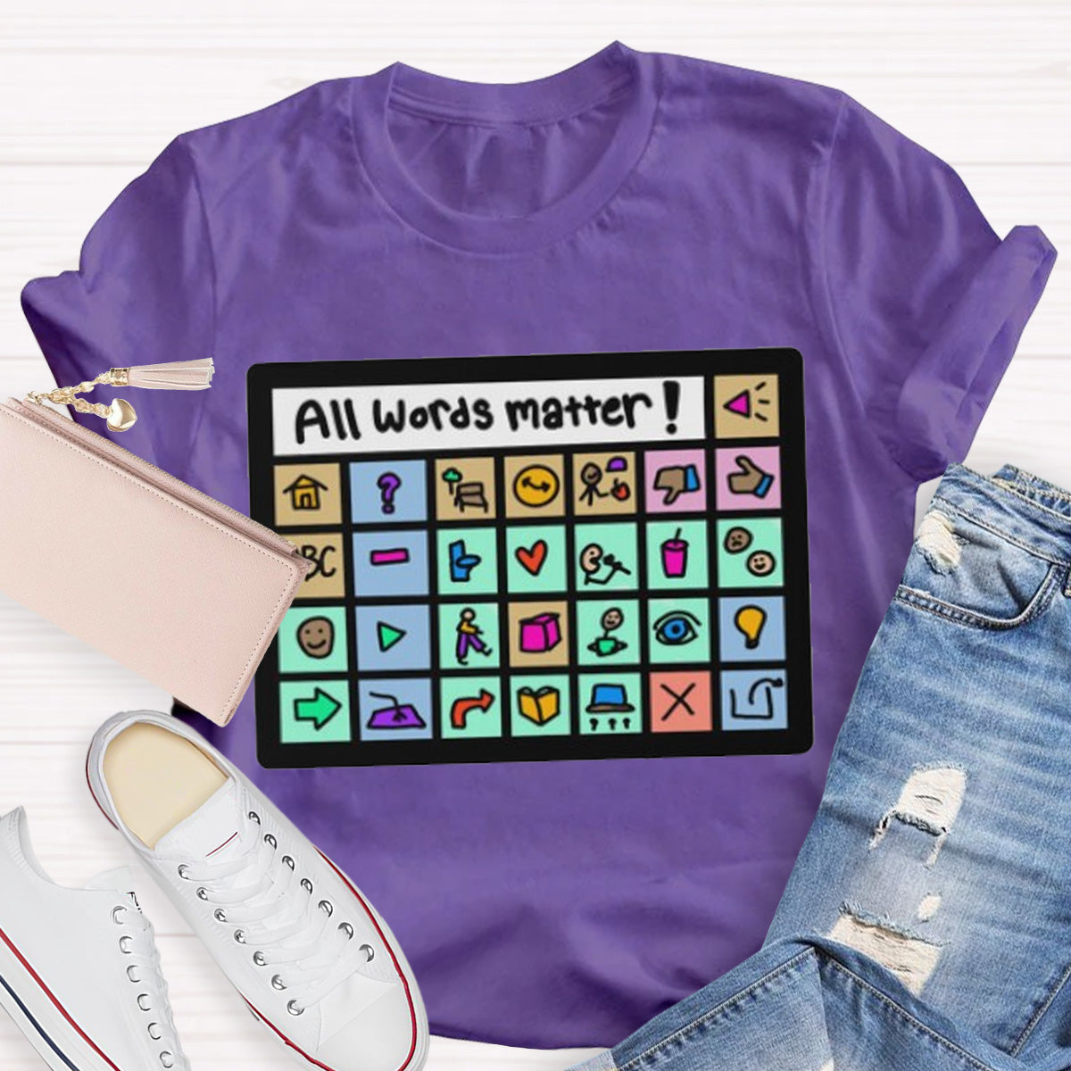 All Words Matter Teacher T-Shirt