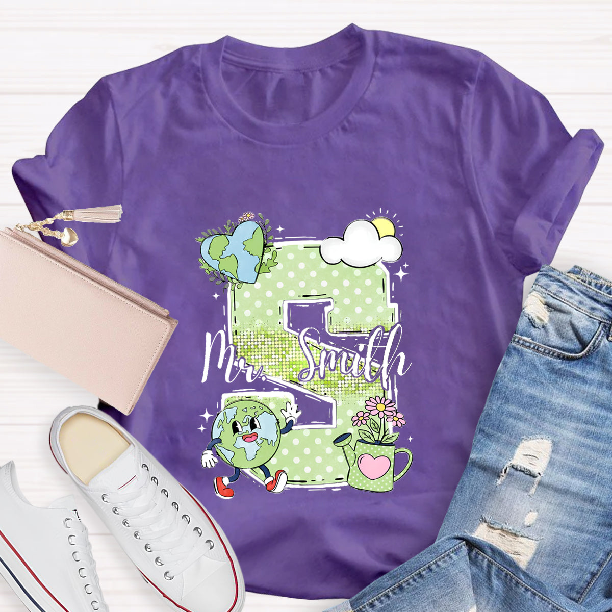 Personalized Name Earth Day T-Shirt