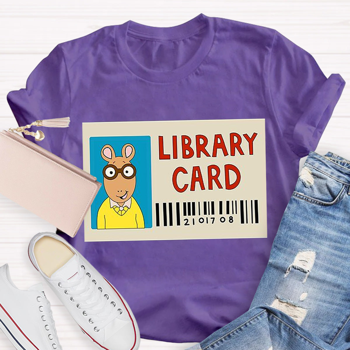 Arthur Library Teacher T-Shirt