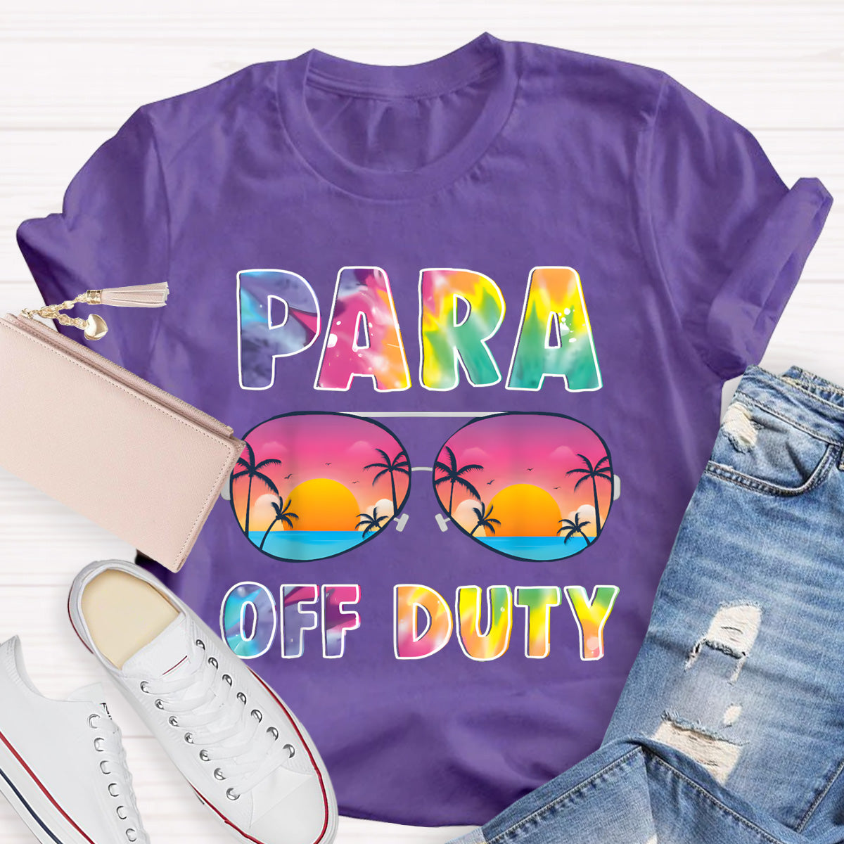 Para Off  Duty Teacher T-Shirt
